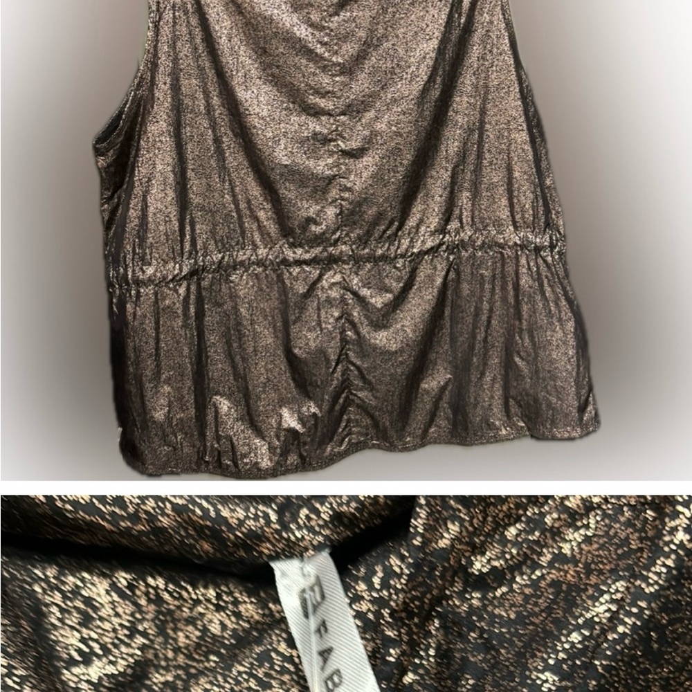 #35 Fabletics Liora Vest - Black and Silver